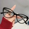 Mắt Kính Chống Ánh Sáng Xanh Gọng Mèo Phong Cách Âu Mỹ Cá Tính Thời Trang Nữ 10