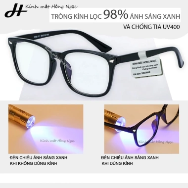 Mắt kính chống ánh sáng xanh, tia UV cho nam nữ - Xem điện thoại, máy tính, 195.000 VND 2