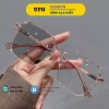 Mắt kính đổi màu nữ UFO chống ánh sáng xanh UV, tròng cận thay được UĐM02 - 171k