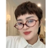 Mắt kính gọng cận nữ Oval dẹt Y2k 796 - Phong cách Hàn Quốc, giá chỉ 64.999₫ 5