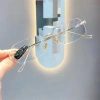 Mắt Kính Gọng Kim Loại Siêu Nhẹ HD Chống Ánh Sáng Xanh Nam Nữ Giá 63.720₫