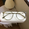 Mắt Kính Gọng Tròn Siêu Nhẹ Chống Ánh Sáng Xanh Phong Cách Hàn Quốc Unisex 10