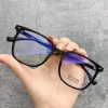 Mắt Kính Gọng Vuông Siêu Nhẹ Chống Ánh Sáng Xanh Thời Trang Nam Nữ Giá 35.640 VND 2
