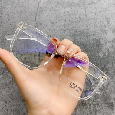 Mắt Kính Gọng Vuông Siêu Nhẹ Chống Ánh Sáng Xanh Thời Trang Nam Nữ Giá 35.640 VND