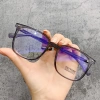 Mắt Kính Gọng Vuông Siêu Nhẹ Chống Ánh Sáng Xanh Thời Trang Nam Nữ Giá 35.640 VND 6
