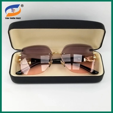 Mắt kính mát nữ Tân Thiên Phát 6.833 - Ốc ôm không viền màu đ, chống bụi, nắng UV, giảm 18% 2