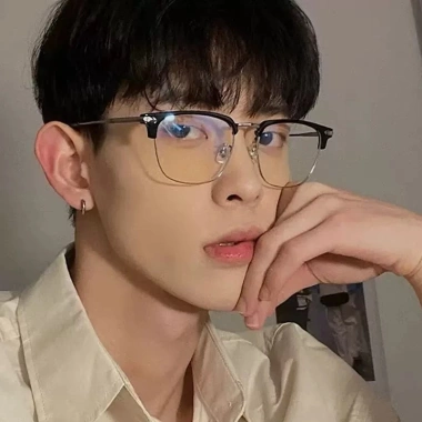Mắt Kính Nửa Gọng Chống Ánh Sáng Xanh Kiểu Cổ Điển Cho Nam Nữ - Giá 86.400₫ (Giảm từ 109.728₫)