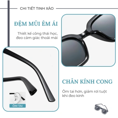 Mắt kính râm UV400 ABICA 239 Hàn Quốc, nữ nam cá tính, đi biển - giá 20.000₫