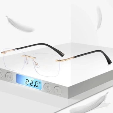 Mắt Kính VIENDO Nam Nữ Không Viền Chống UV Ánh Sáng Xanh Thời Trang - 150.120₫
