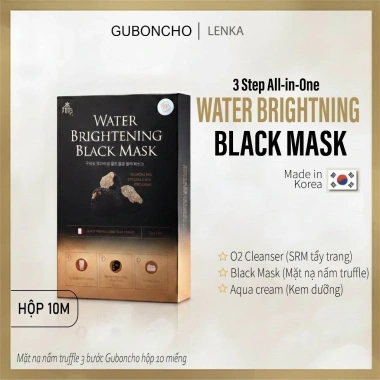 Mặt Nạ 3 Bước GUBONCHO Black Truffle Dưỡng Trắng Thải Độc Cấp Ẩm - Giá Ưu Đãi 1.250.000đ