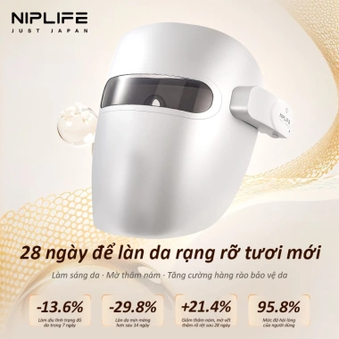 Mặt Nạ Ánh Sáng Sinh Học NIPLIFE EM-01 - Trẻ Hóa Làn Da, Công Nghệ Sinh Học, Giá 4.799.999 VNĐ 7