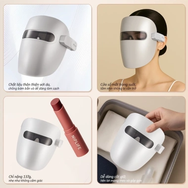 Mặt Nạ Ánh Sáng Sinh Học NIPLIFE EM-01 - Trẻ Hóa Làn Da, Công Nghệ Sinh Học, Giá 4.799.999 VNĐ 8