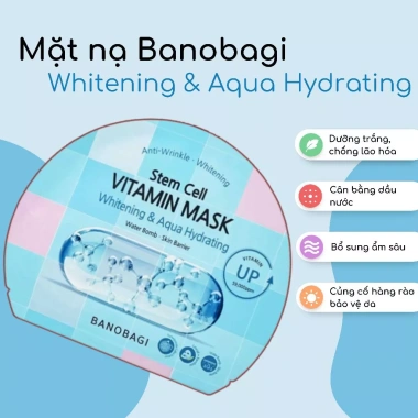 Mặt Nạ Banobagi Dưỡng Trắng Chống Lão Hóa Giảm Mụn - Nhập khẩu Giá 25.000 VND