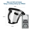 Mặt nạ bảo hộ PM2.5 bộ lọc phun thuốc, kính che bụi, chống độc Giá 15.000đ 10