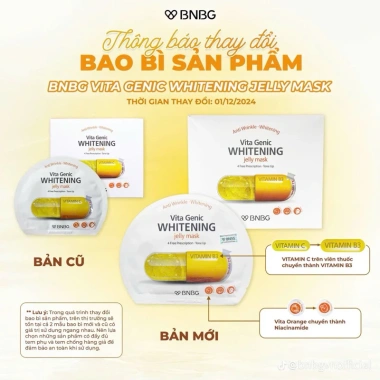 Mặt Nạ BNBG Vita Genic 10 miếng - Dưỡng ẩm và dưỡng trắng da Hàn Quốc 185k 10 Mặt Nạ BNBG Vita Genic 10 miếng - Dưỡng ẩm và dưỡng trắng da Hàn Quốc 185k 10