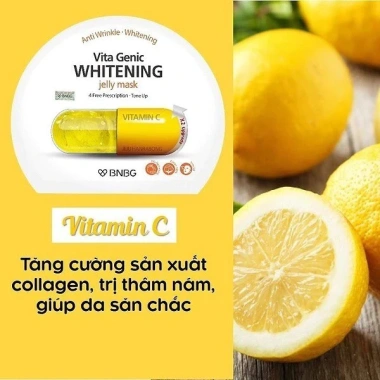 Mặt nạ BNBG Vita Genic Jelly Mask - Dưỡng ẩm, Phục hồi, Làm trắng da, Giá 126.750₫ 2 Mặt nạ BNBG Vita Genic Jelly Mask - Dưỡng ẩm, Phục hồi, Làm trắng da, Giá 126.750₫ 2