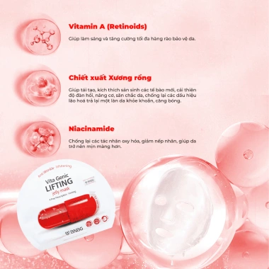 Mặt Nạ BNBG Vita Jelly 30ml - Dưỡng ẩm sâu, sáng da, nâng cơ, phục hồi da mệt mỏi, giảm giá 169k (10 miếng) 4 Mặt Nạ BNBG Vita Jelly 30ml - Dưỡng ẩm sâu, sáng da, nâng cơ, phục hồi da mệt mỏi, giảm giá 169k (10 miếng) 4