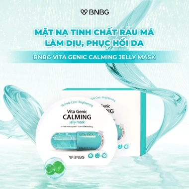 Mặt Nạ BNBG Vita Jelly 30ml - Dưỡng ẩm sâu, sáng da, nâng cơ, phục hồi da mệt mỏi, giảm giá 169k (10 miếng)