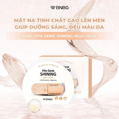 Mặt Nạ BNBG Vita Jelly 30ml - Dưỡng ẩm sâu, sáng da, nâng cơ, phục hồi da mệt mỏi, giảm giá 169k (10 miếng)