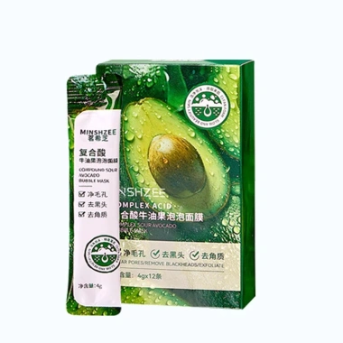 Mặt Nạ Bơ Sủi Bọt Thải Độc Trắng Da Giảm Nhờn Se Khít Lỗ Chân Lông 10 Gói 44k