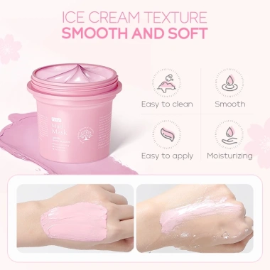 Mặt nạ bùn hoa anh đào FENYI - Làm sạch sâu, dưỡng ẩm, sáng da, giảm thâm, giá ưu đãi 78.098₫