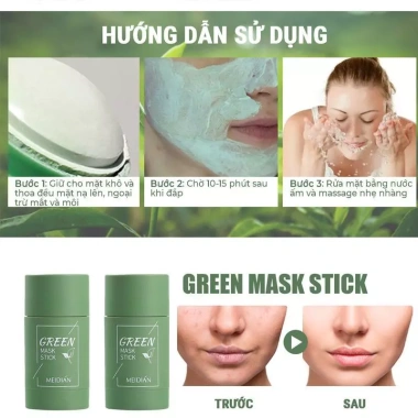 Mặt Nạ Bùn Trà Xanh 40g Dưỡng Ẩm Kiềm Xóa Mụn Đầu Đen, Se Khít Lỗ Chân Lông, Sáng Da 5 Mặt Nạ Bùn Trà Xanh 40g Dưỡng Ẩm Kiềm Xóa Mụn Đầu Đen, Se Khít Lỗ Chân Lông, Sáng Da 5