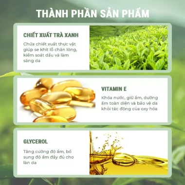Mặt Nạ Bùn Trà Xanh 40g Dưỡng Ẩm Kiềm Xóa Mụn Đầu Đen, Se Khít Lỗ Chân Lông, Sáng Da
