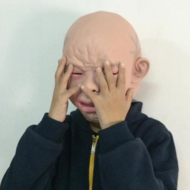 Mặt nạ cao su Full Head Ngôi nhà ma ám Halloween - Đồ trang phục búp bê ngộ nghĩnh cho người lớn, giảm giá 148.500 VND 7
