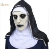Mặt nạ cao su Valak Cosplay và khăn trùm đầu - Trang phục Halloween kinh dị, giảm giá 18% 8