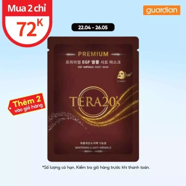 Mặt Nạ Cấp Ẩm Cao Cấp TERA20 30ml - Dưỡng ẩm sâu, Giá chỉ 49.000₫