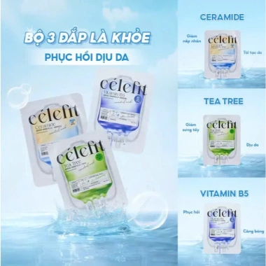 Mặt Nạ Cấp Ẩm Celefit Essential 23g - Dưỡng Da Sâu, Giá Ưu Đãi 16.000₫ 3 Mặt Nạ Cấp Ẩm Celefit Essential 23g - Dưỡng Da Sâu, Giá Ưu Đãi 16.000₫ 3