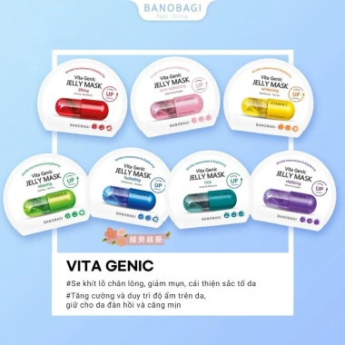Mặt Nạ Cấp Ẩm Dưỡng Trắng Banobagi 30g - Full Hộp 10 Mặt Nạ, Giá 159.000đ