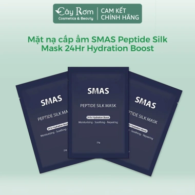 Mặt nạ cấp ẩm SMAS Peptide Silk 24Hr Hydration Boost 25g - Giá ưu đãi 465.000đ | Cây Rơm Cosmetics