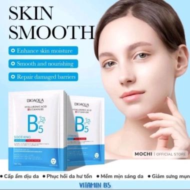 Mặt nạ cấp ẩm tinh chất B5 HA mờ thâm, phục hồi da, sáng da BQMN017 giá 3.000 VND