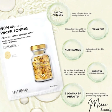 Mặt Nạ Cấp Ẩm Wonjin Effect Concentrated Essence – Dưỡng Sáng, Phục Hồi Da Chuyên Sâu, Giá chỉ 15.500₫ 3