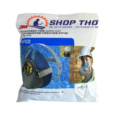 Mặt nạ chống bụi 3M HF-52 + 20 miếng bông lọc - Bảo vệ tối đa, giảm giá 285.000₫ 3