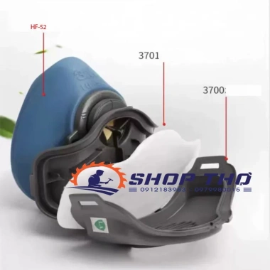 Mặt nạ chống bụi 3M HF-52 + 20 miếng bông lọc - Bảo vệ tối đa, giảm giá 285.000₫ 4