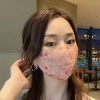 Mặt nạ chống nắng 3D hai lớp lưới thêu jacquard mùa hè, thoáng khí, thân thiện da, giặt được, 88.398 VND 2
