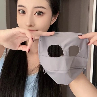 Mặt nạ chống nắng mỏng thoáng khí - Tấm che toàn mặt chống UV, màu trơn, giá chỉ 68.364₫ giảm 20%