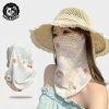 Mặt nạ chống nắng Musion Nam Nữ - Treo tai, bảo vệ toàn cổ, mỏng, che lái xe hè