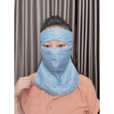 Mặt nạ chống nắng Ninja yếm, che kín tai, có miếng dán sau, giảm giá 25.000 VND 9
