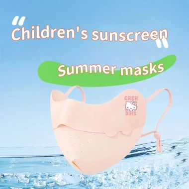 Mặt nạ chống nắng trẻ em Sanrio UV mùa hè bé gái mỏng thoáng khí, giá 32.952 VND