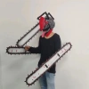 Mặt Nạ Cosplay Chainsaw Man Anime - Mũ Bảo Hiểm Halloween Giá 172.800 VNĐ 2