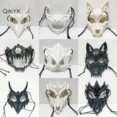 Mặt nạ Cosplay Skeleton Nửa Mặt Đầu Lâu Răng Dài - Sói Rồng Hổ - Giá 17.928₫ 2