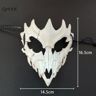 Mặt nạ Cosplay Skeleton Nửa Mặt Đầu Lâu Răng Dài - Sói Rồng Hổ - Giá 17.928₫ 4