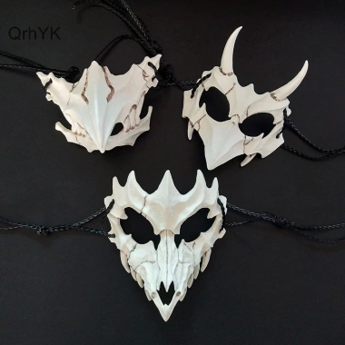 Mặt nạ Cosplay Skeleton Nửa Mặt Đầu Lâu Răng Dài - Sói Rồng Hổ - Giá 17.928₫ 7