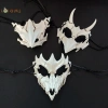 Mặt nạ Demon Skeleton răng dài, nửa mặt Rồng Sói Hổ Halloween, giá 38.448₫ 7