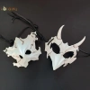 Mặt nạ Demon Skeleton răng dài, nửa mặt Rồng Sói Hổ Halloween, giá 38.448₫ 9