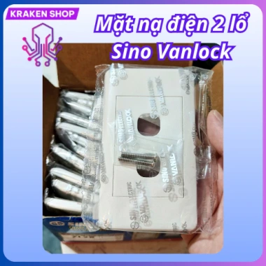Mặt nạ điện lổ 2 S18 Sino Vanlock - Hàng chính hãng, giá 9.500₫, lắp nhanh, an toàn Mặt nạ điện lổ 2 S18 Sino Vanlock - Hàng chính hãng, giá 9.500₫, lắp nhanh, an toàn