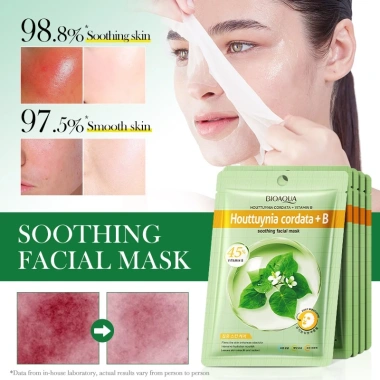 Mặt Nạ Diếp Cá 10 Miếng Dưỡng Da Trắng, Cấp Ẩm, Se Khít Lỗ Chân Lông, Rau Má Giảm Thâm Mụn - 32.000 VND